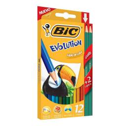 Bic Lapices Evolution Color x 12 Kit