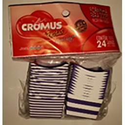 Cromus Molde para dulces AzulBlanco (Paq. x 50)