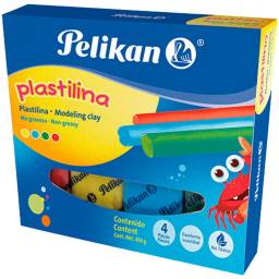Pelikan plastilina 454 G 4 barras color: