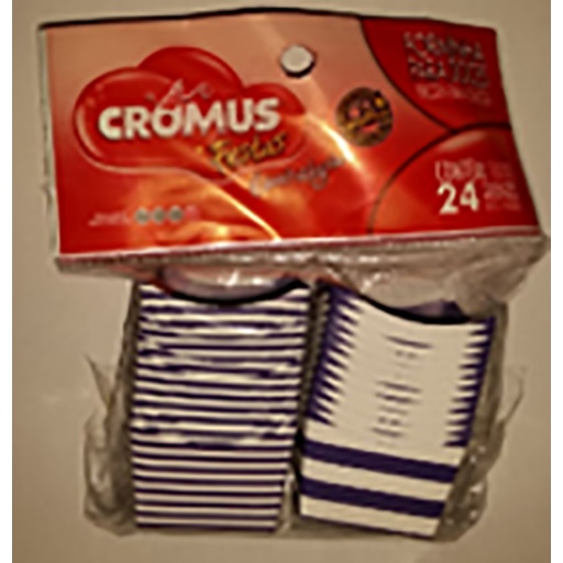 Cromus Molde para dulces Azul/Blanco (Paq. x 50)