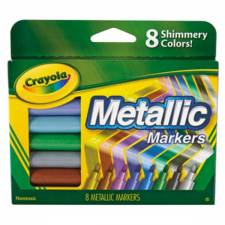 Marcadores metalizados x 8 Crayola